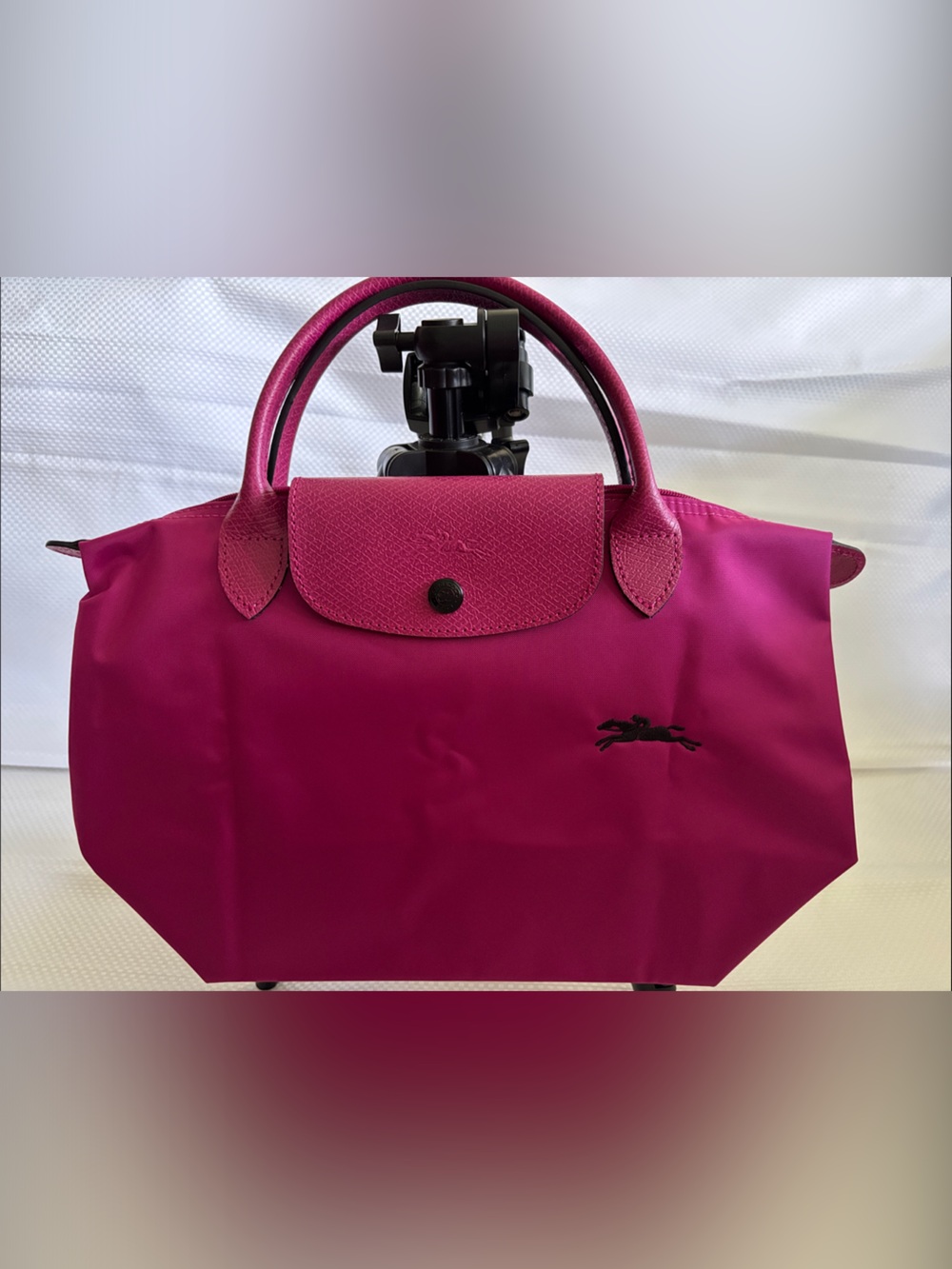 Longchamp Fuchsia Nylon Small Le Pliage Tote